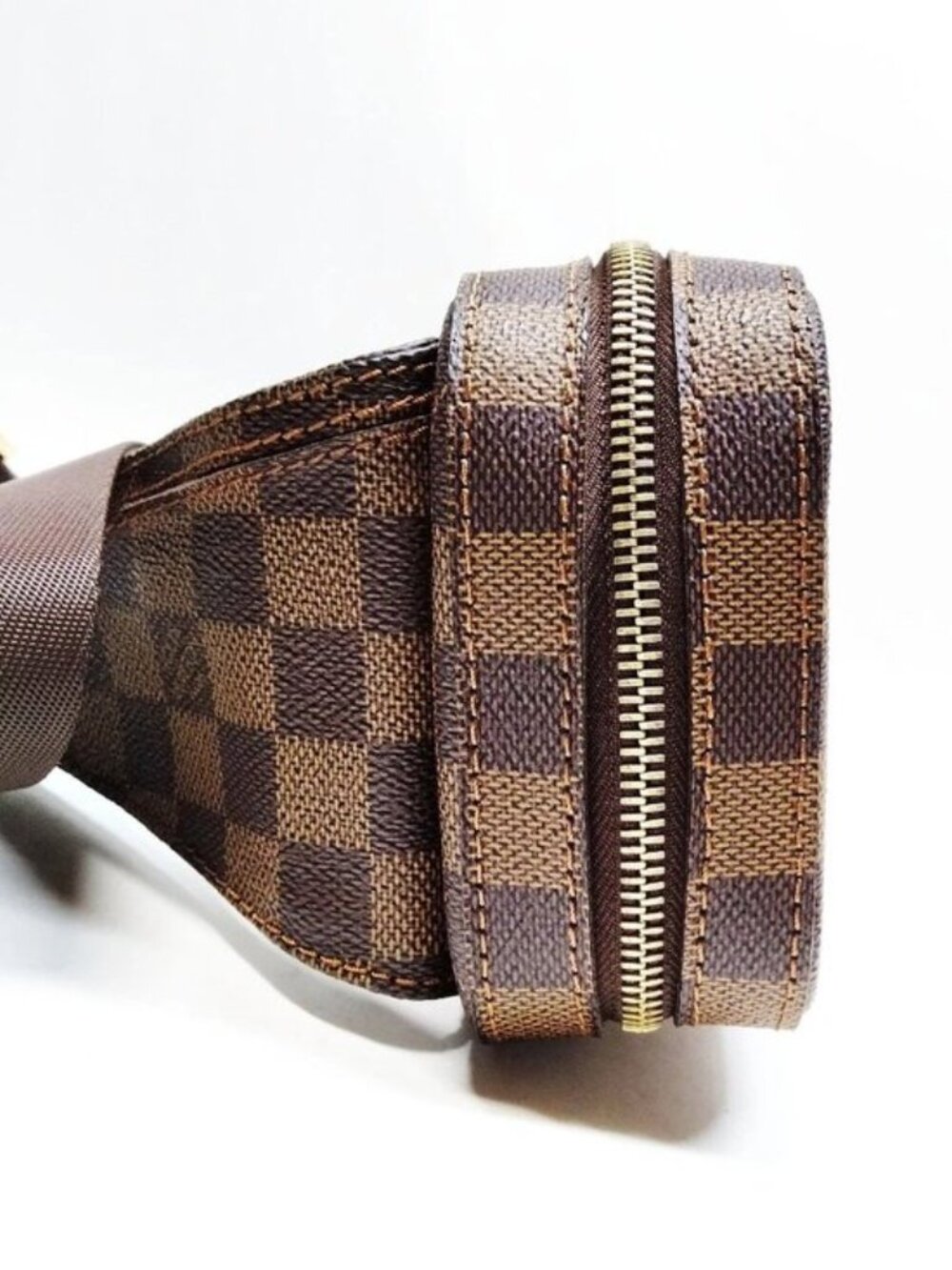 Authentic Louis Vuitton Geronimos Damier Ebene Sling Bag Crossbody Belt Bag - Picture 4 of 16